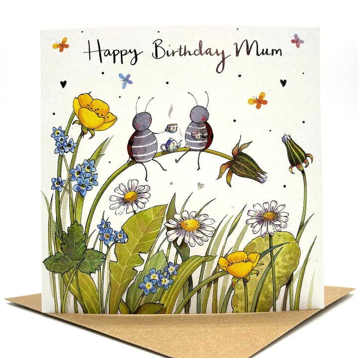 Mum Ladybird Birthday Card
