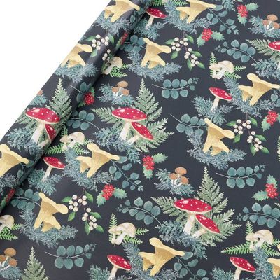 Midnight Forest 3m Recycled Paper Christmas Roll Wrap