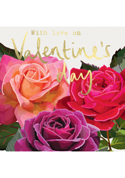 Valentines Roses Card