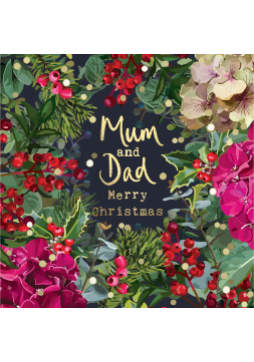 Christmas Mum &amp; Dad Card