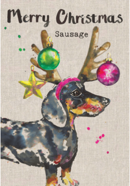Christmas Sausage Card