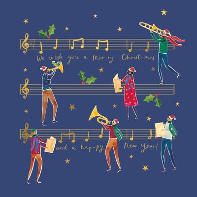 Musical Notes Charity Christmas Card Pack