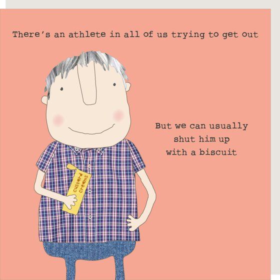 Athlete Biscuit Card