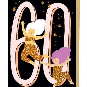60th Girls Birthday Card