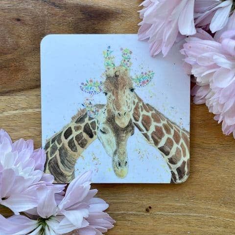 Giraffe Hug Coaster
