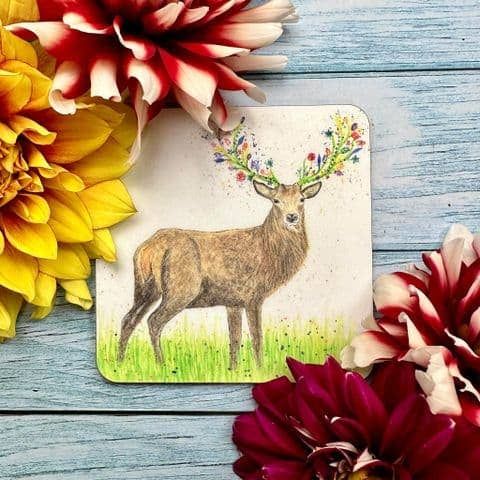 Stag Coaster
