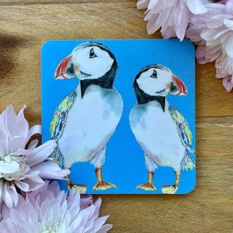 Puffins Coaster