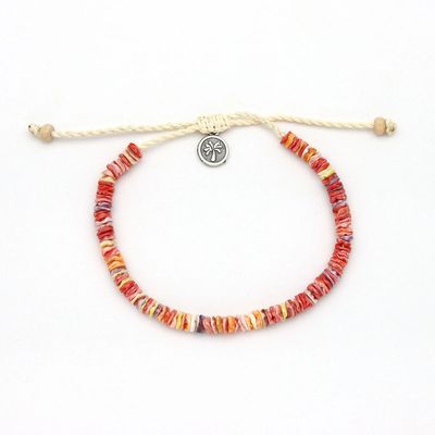 Red Natural Shell Bracelet