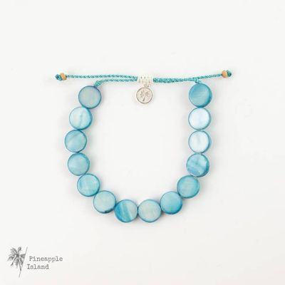 Disc Bracelet Blue