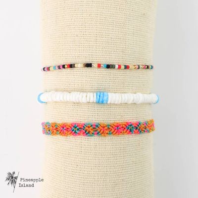 Colourful Bead Bracelet Set