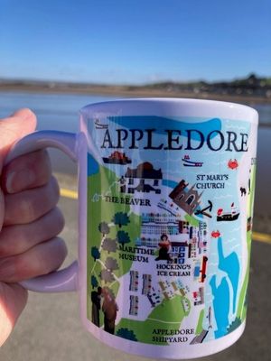 Betty Boyns Appledore Mug