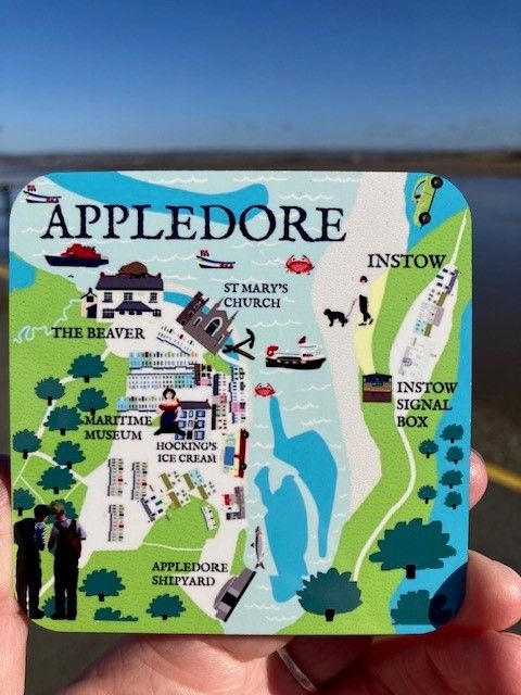 Betty Boyns Appledore Coaster