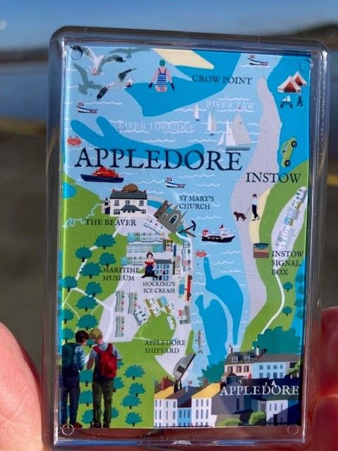 Betty Boyns Appledore Fridge Magnet