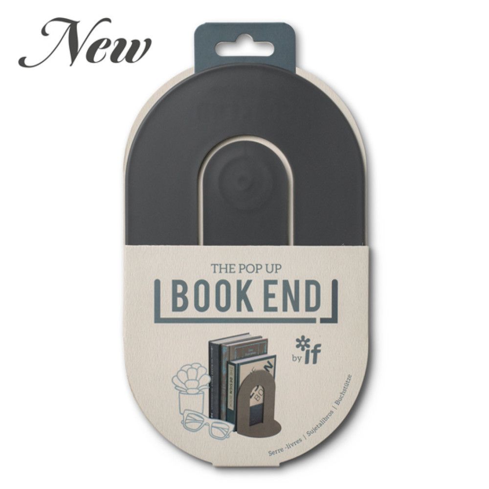 Pop Up Bookend - Charcoal