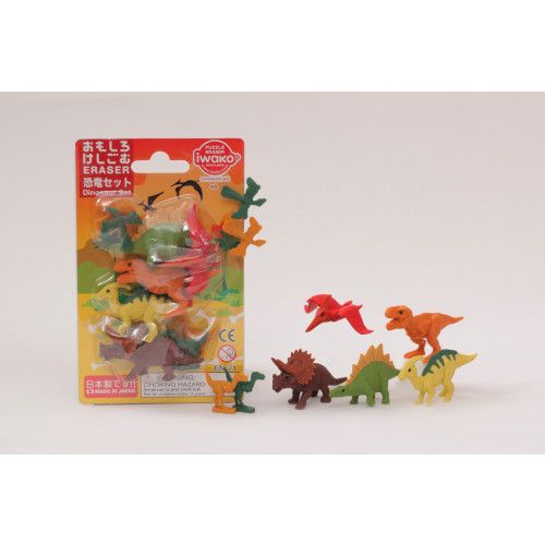 Iwako Dinosaurs Erasers Pack