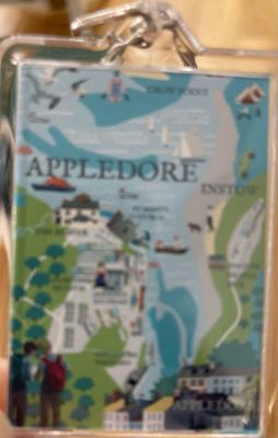 Betty Boyns Appledore Keyring