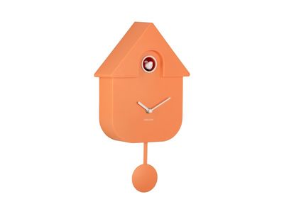 Karlsson Modern Cuckoo Clock - Bright Orange
