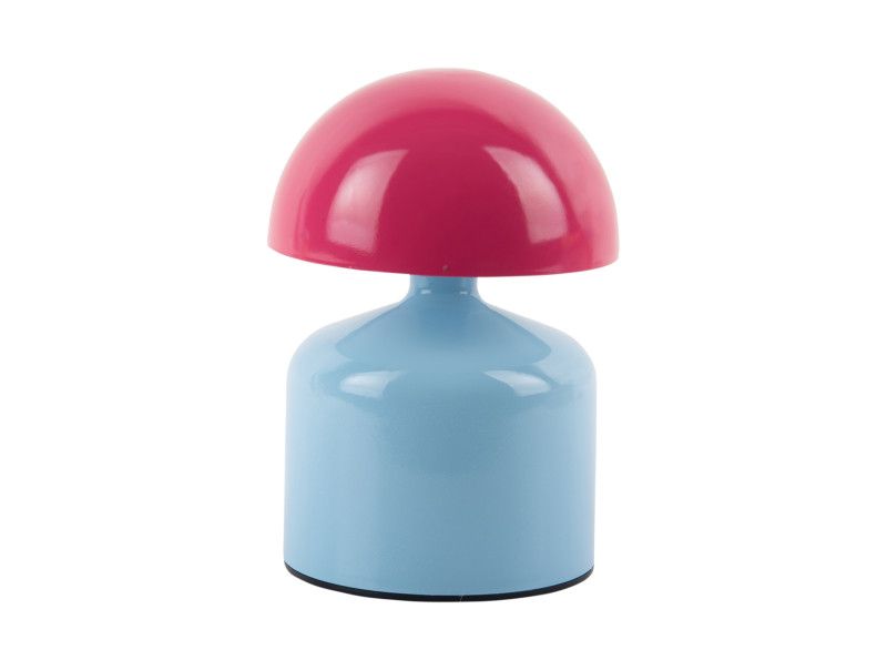 Leitmotiv Funky Impetu LED Table Lamp - Soft Blue With Bright Pink