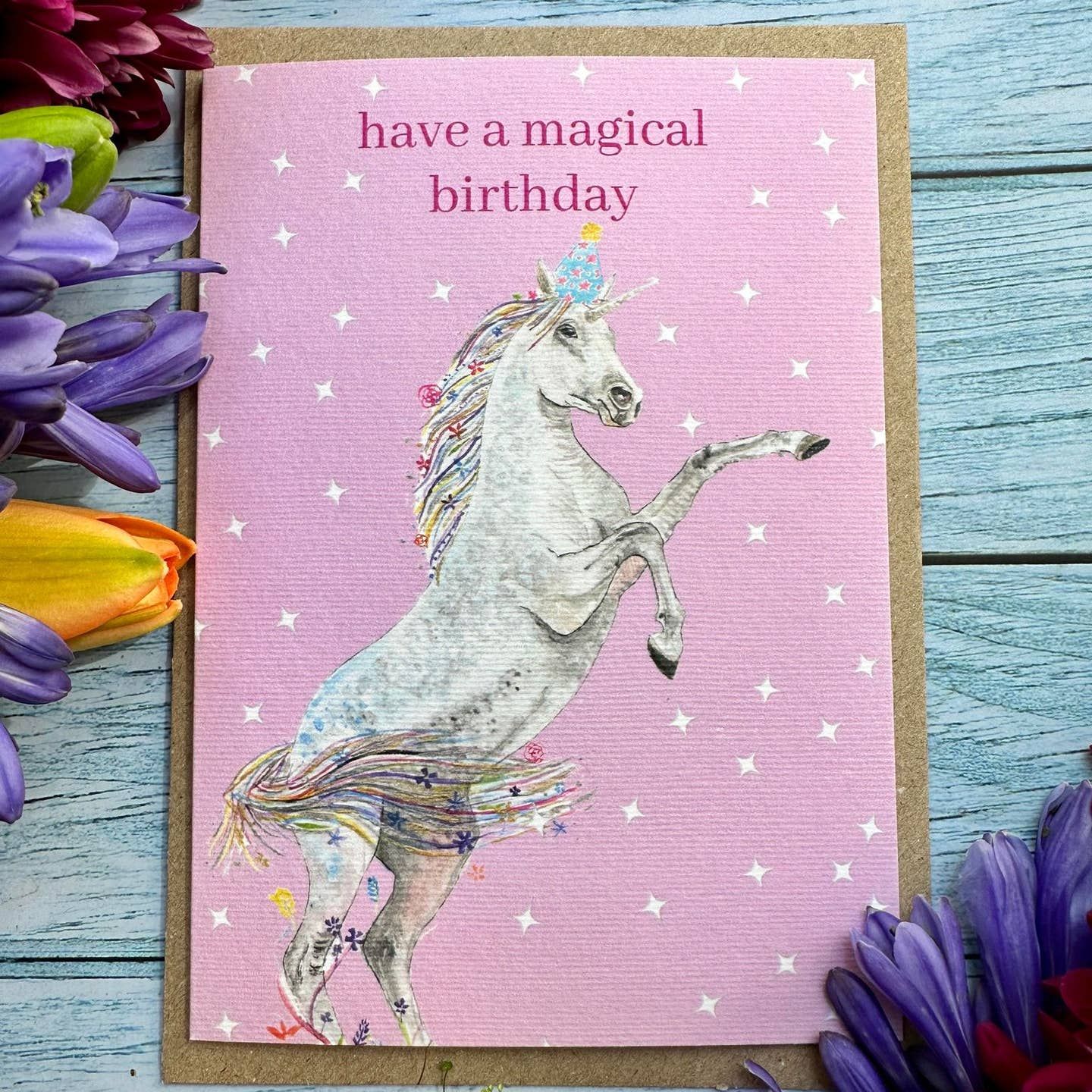 Unicorn Birthday Card