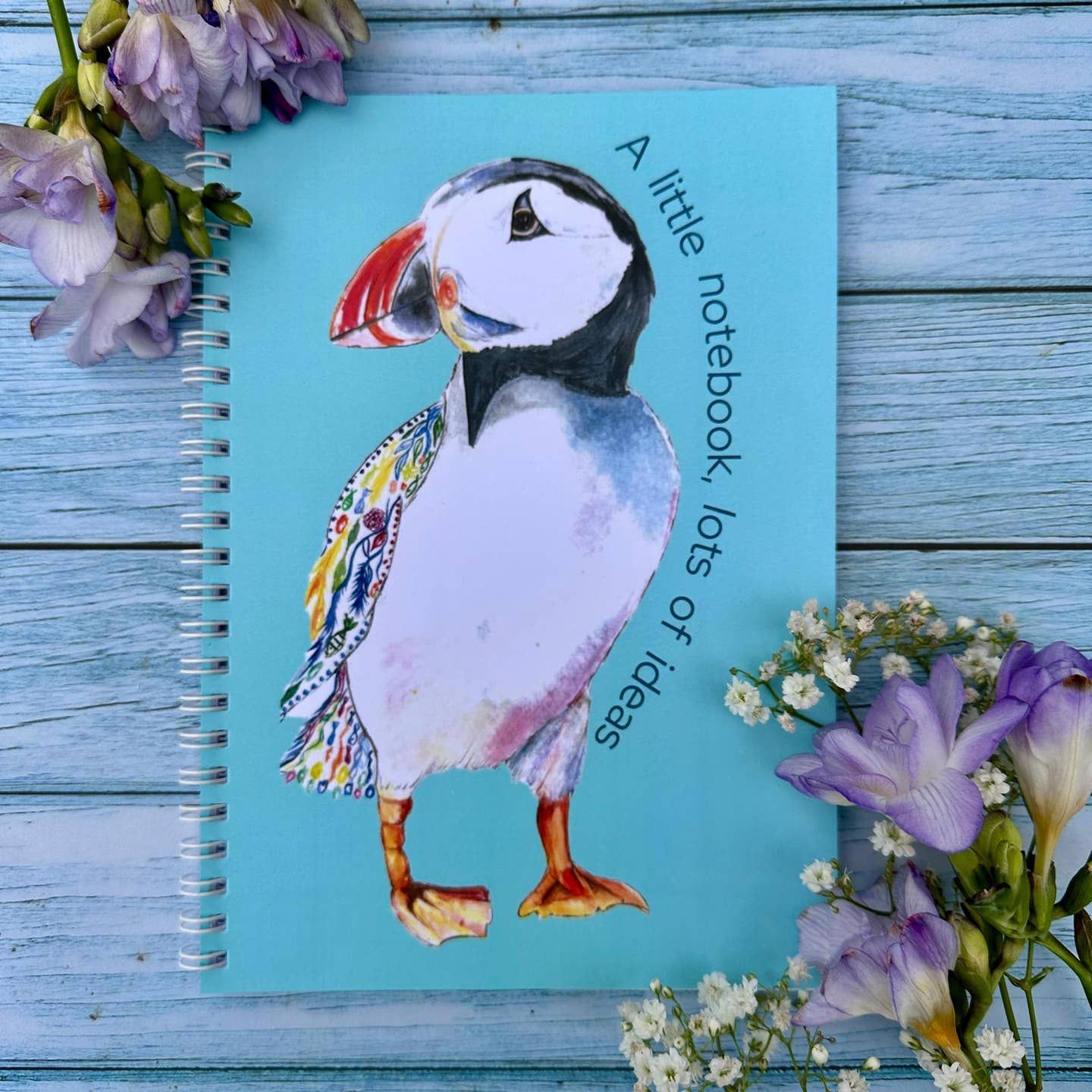 Puffins A5 Lined Notepad