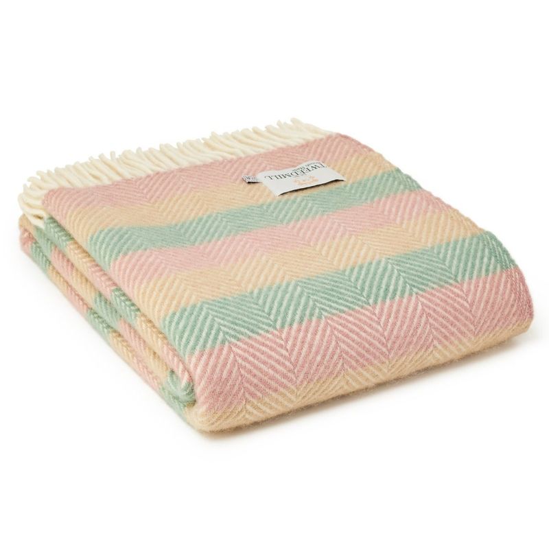 Tweedmill Summer Breeze Stripe Throw