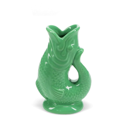 Ceramic Fish Vase - Green