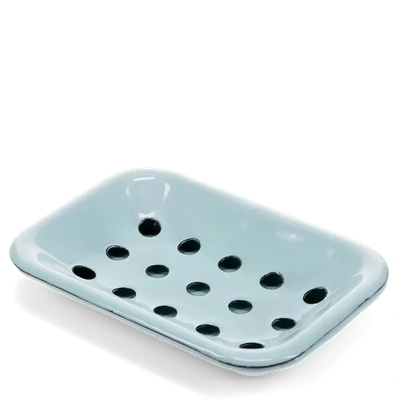 Enamel Soap Dish - Blue