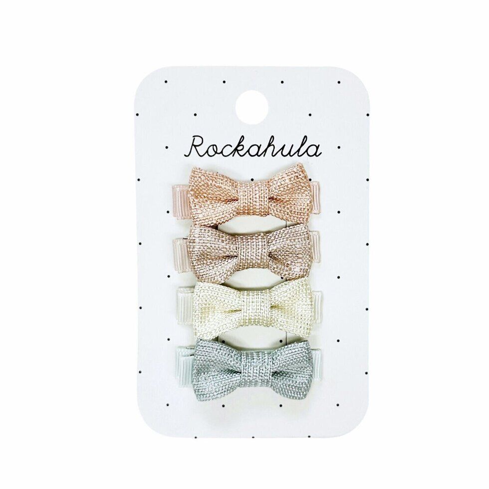 Rockahula Nordic Shimmer Mini Bow Clips