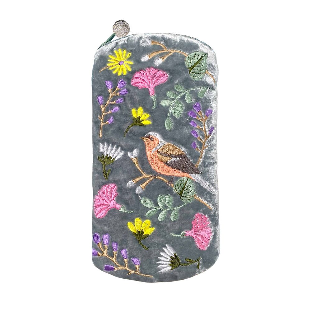 Lua Finch &amp; Flowers Glasses Purse