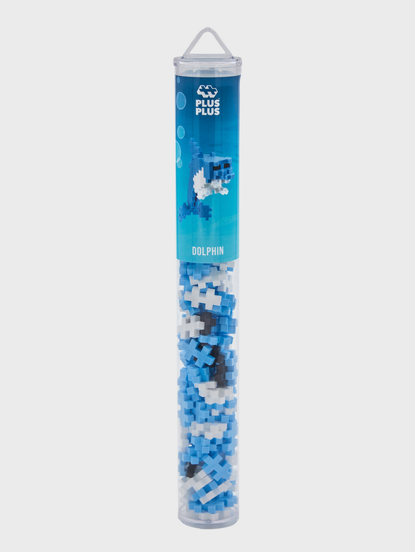 Plus Plus 100 Piece Tube - Dolphin