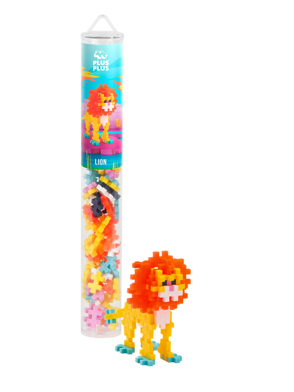 Plus Plus 100 Piece Tube - Lion