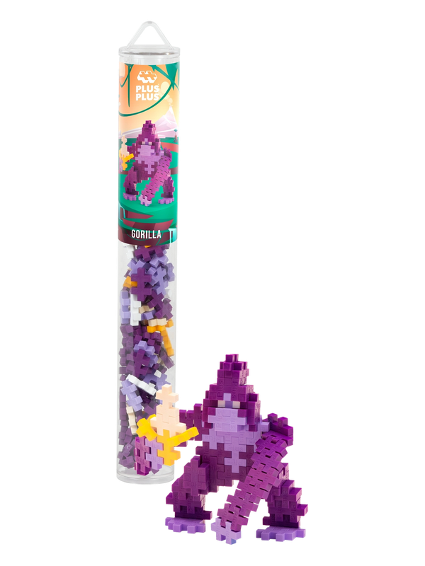 Plus Plus 100 Piece Tube - Gorilla