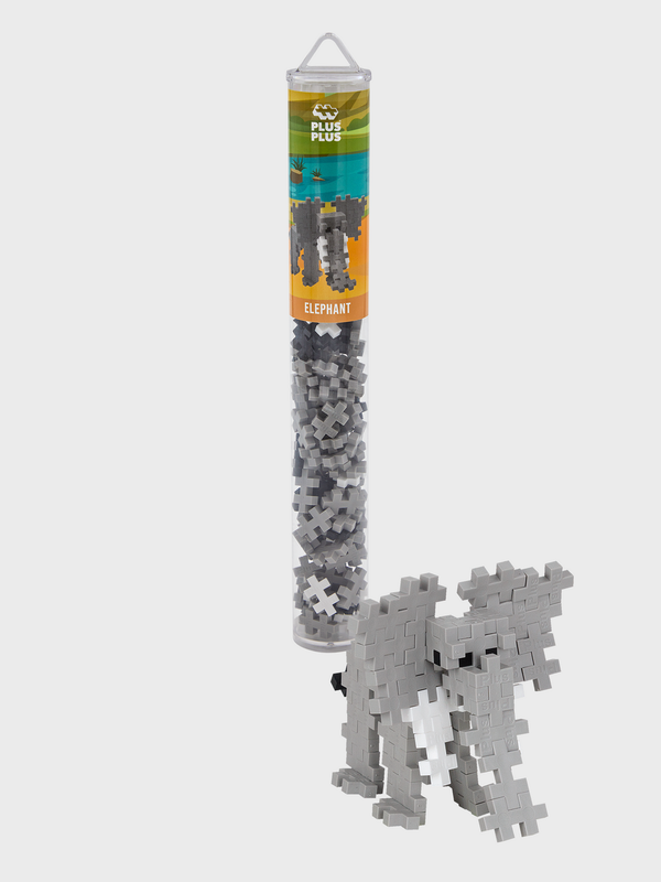 Plus Plus 100 Piece Tube - Elephant