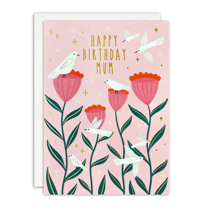 Sunbeams Mum Birthday Birds Card