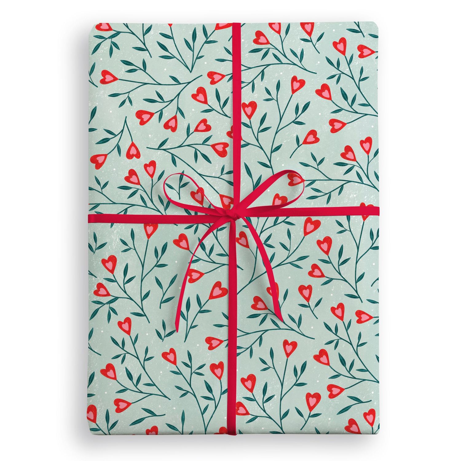 Single Sheet Wrap - Leafy Hearts