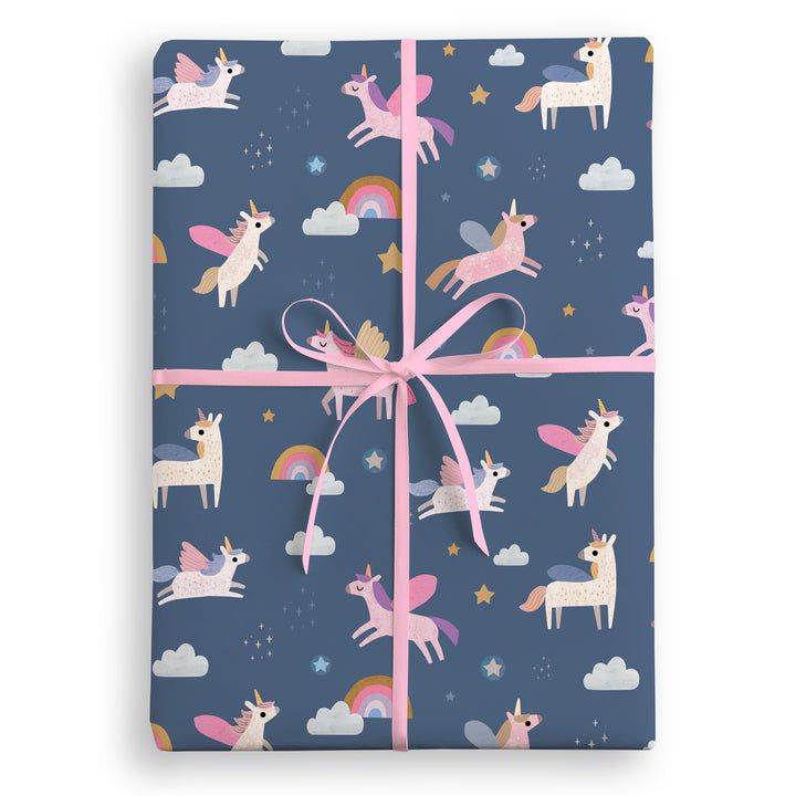 Single Sheet Wrap - Unicorns
