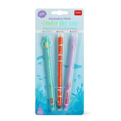 Legami Under The Sea Set Of 3 Erasable Pens