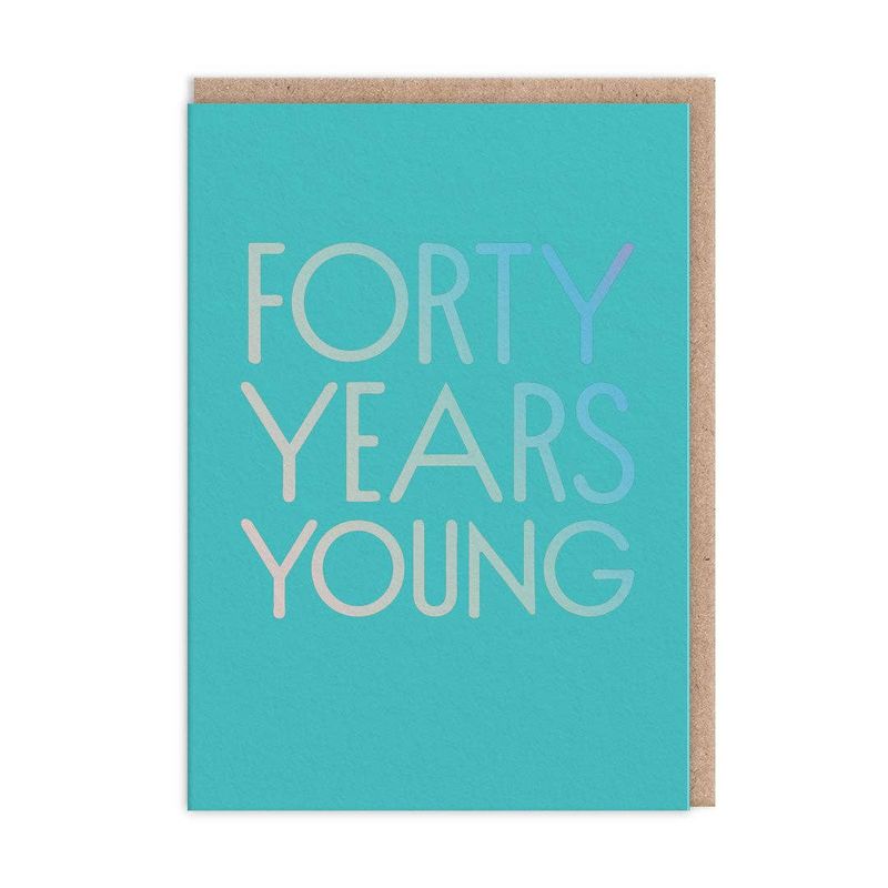 Forty Years Young Card