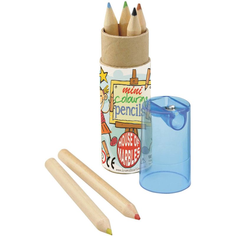 Mini Colouring Pencils With Sharpener