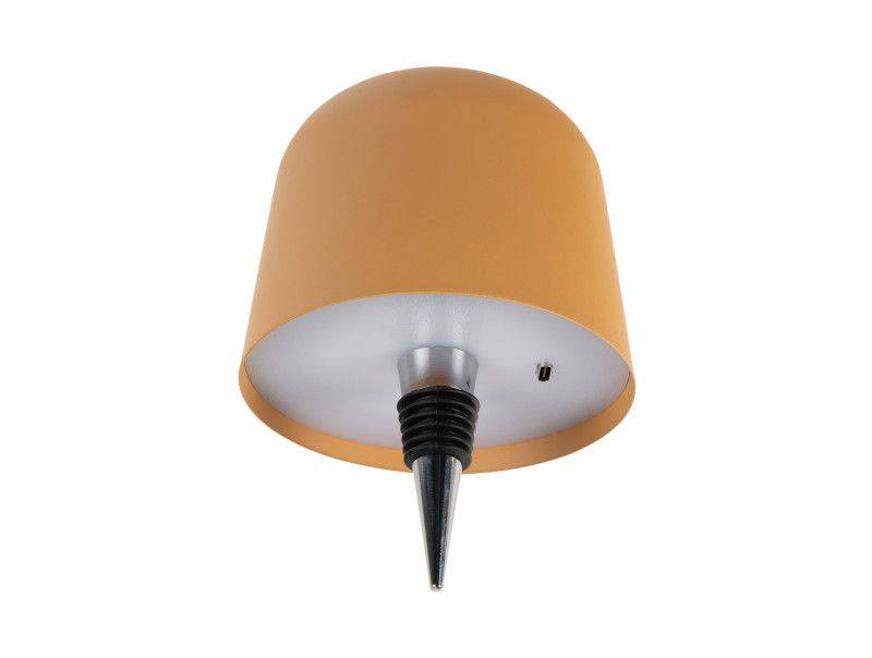Leitmotiv Cone Hat LED Bottle Lamp - Yellow