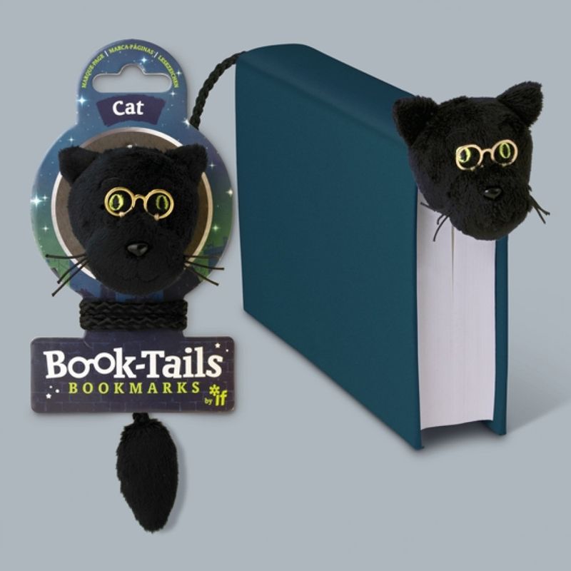 Book Tails Bookmark - Black Cat