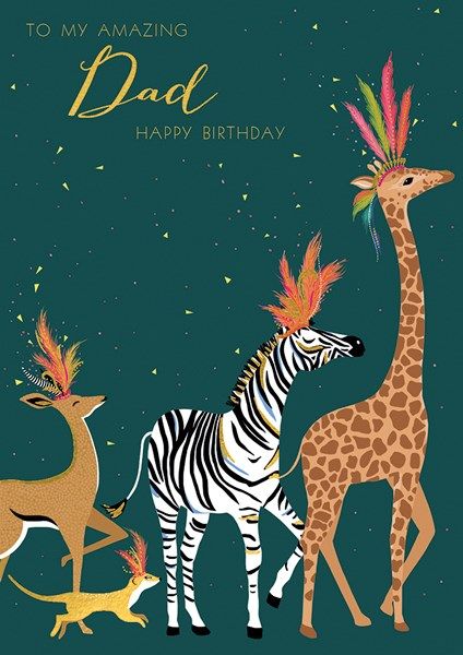 Sara Miller Dad Birthday Card