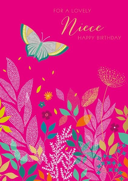 Sara Miller Niece Birthday Card