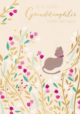 Sara Miller Granddaughter Birthday Card