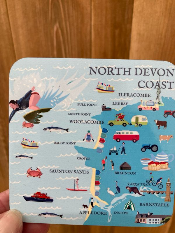 Betty Boyns North Devon Coast Coaster