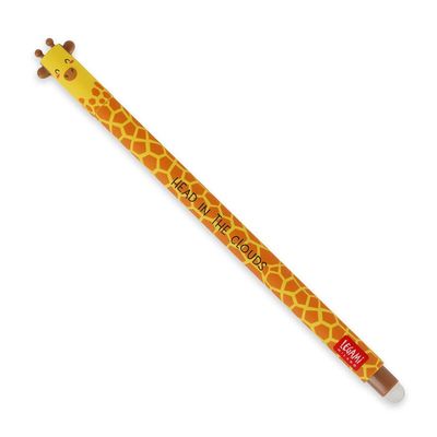 Legami Erasable Gel Pen - Giraffe (Black Ink)
