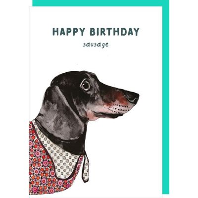 Happy Birthday Sausage Card