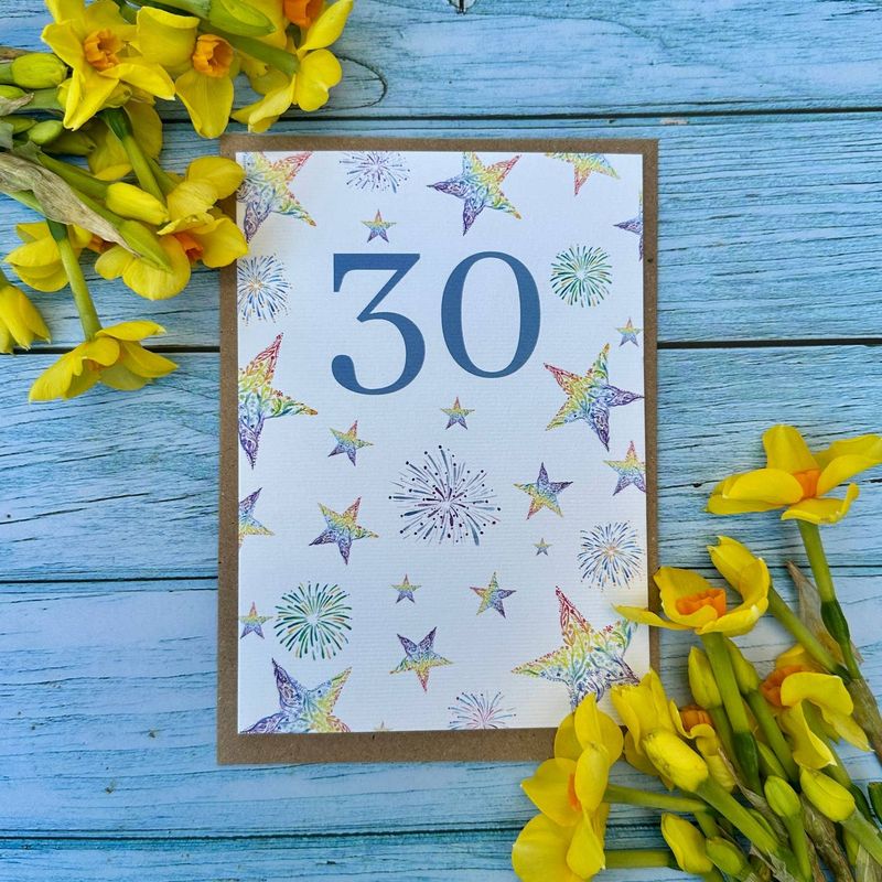 30th Birthday Card