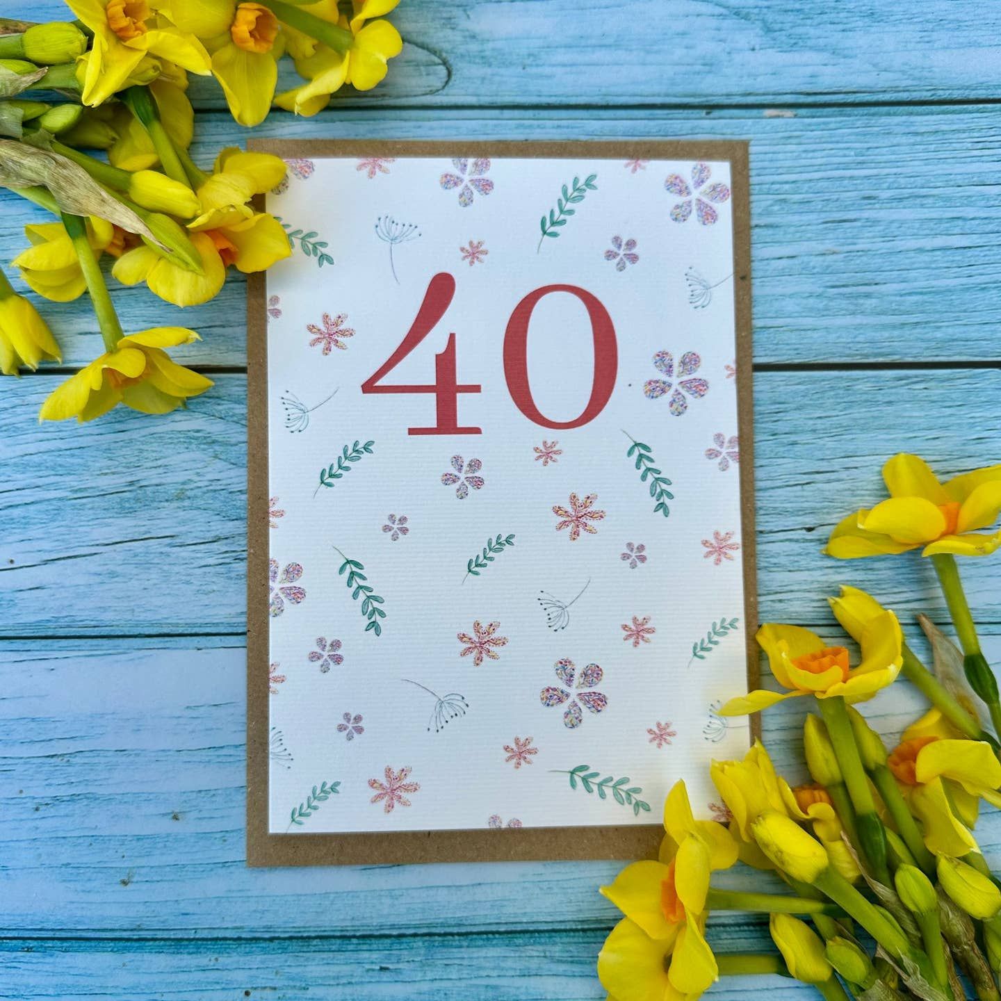 40th Birthday Card