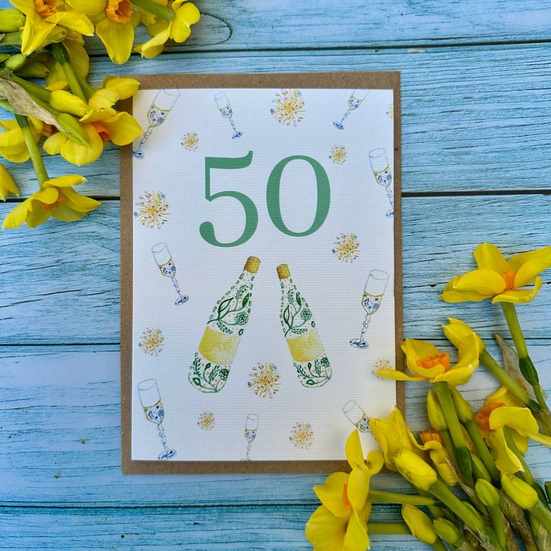 50th Birthday Card